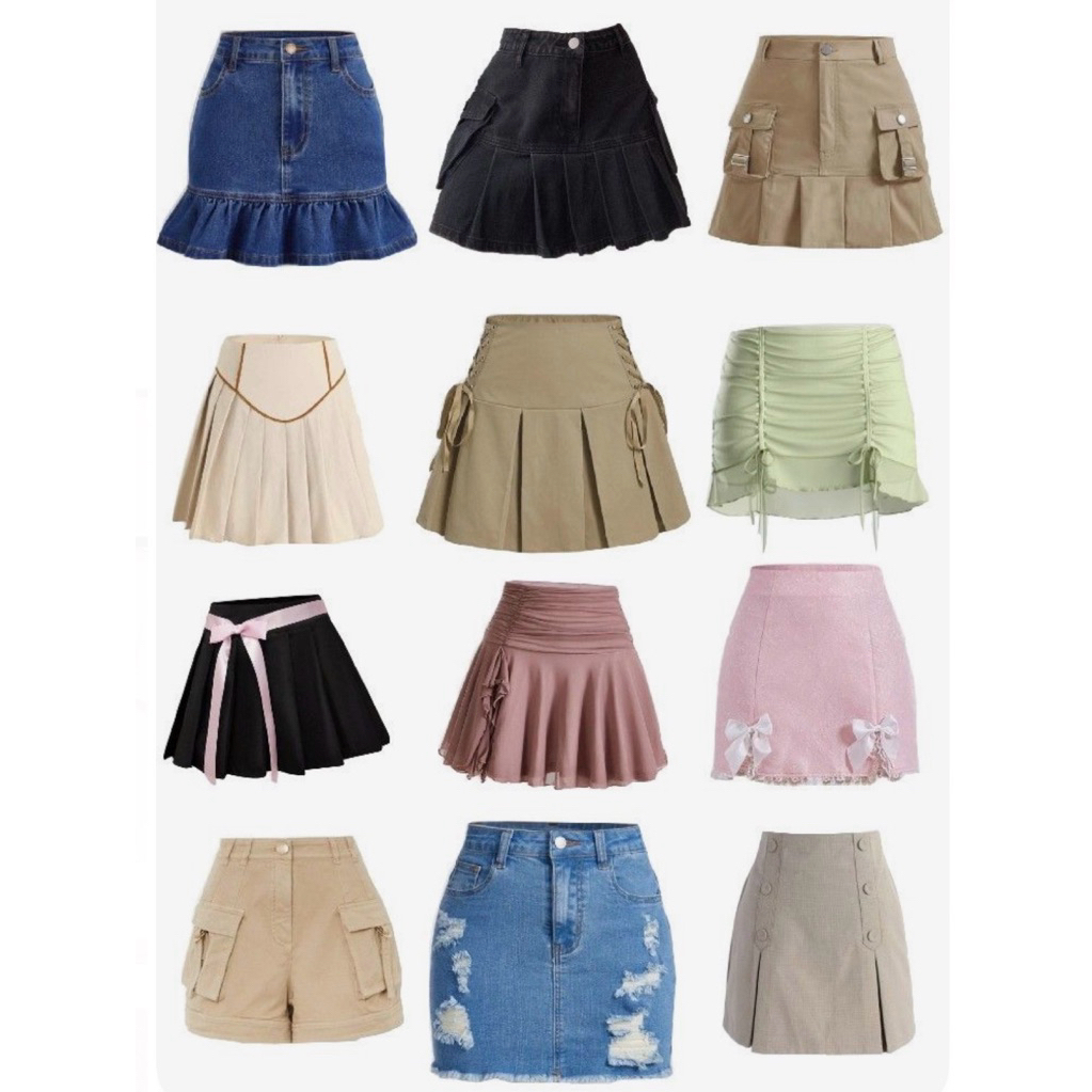 Rok Mini Rok Sexy Rokcel Rok celana skirt mini Rok barbie rok kecil rok plisket rok coquette rok jea