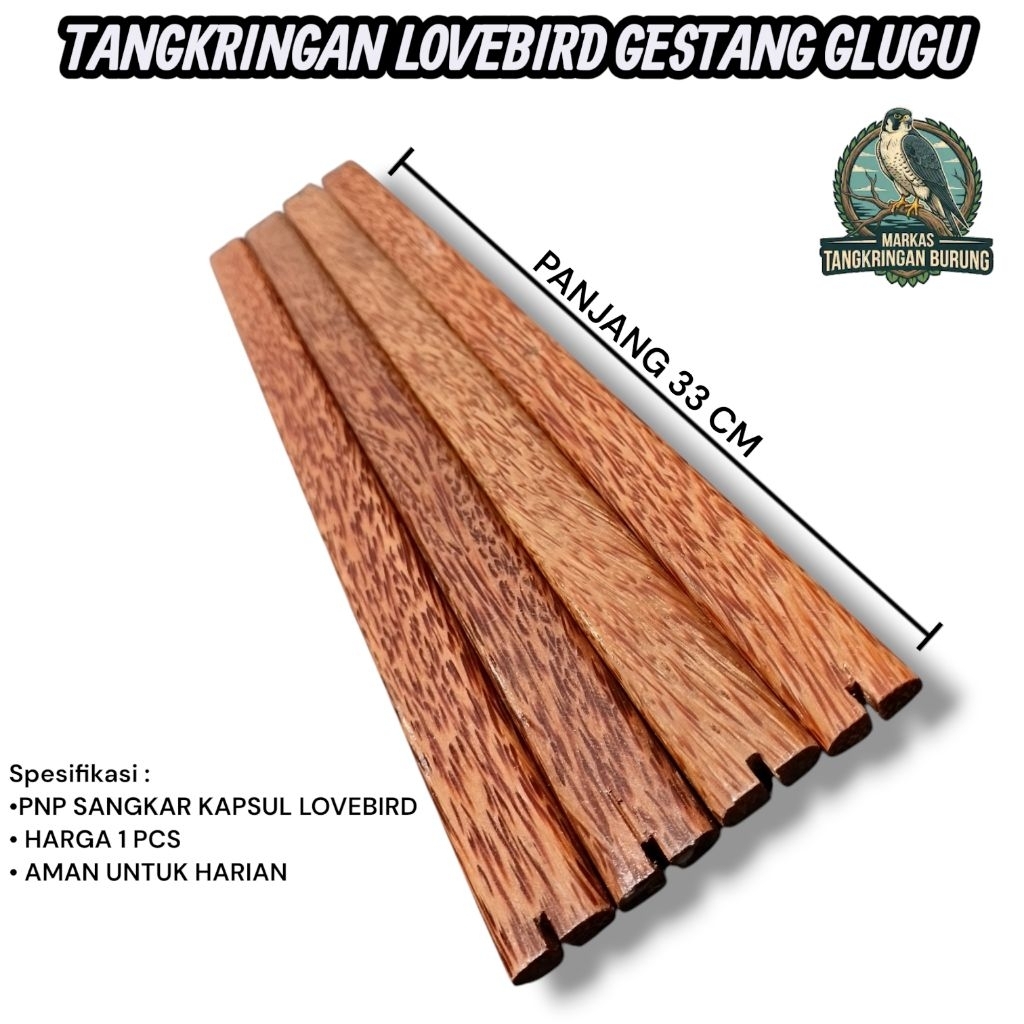 TANGKRINGAN LOVEBIRD GESTANG GLUGU PREMIUM