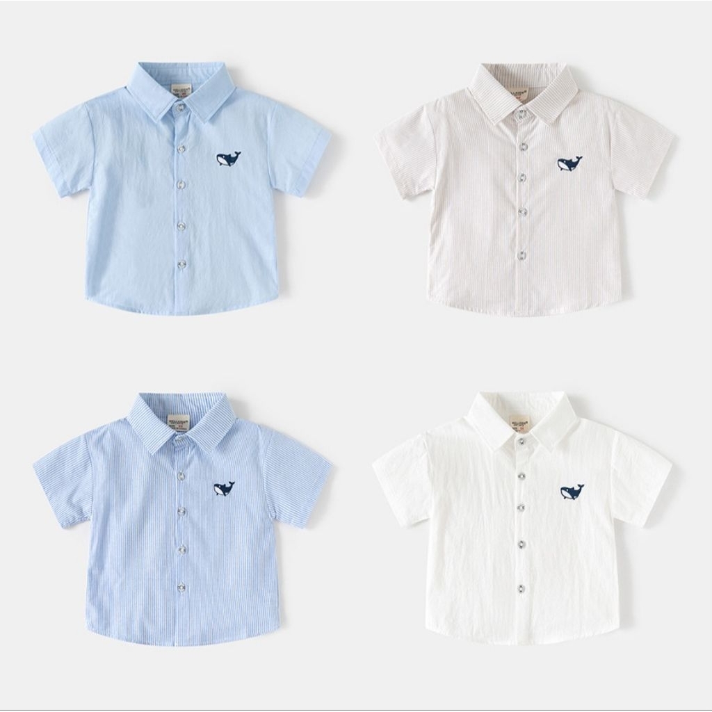 BABYNEEDS Kemeja Anak Unisex Kemeja Oversized Anak Unisex