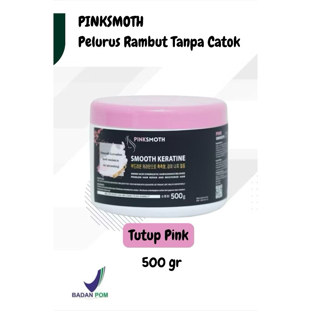 Pinksmoth Smooth Keratine Meluruskan Rambut