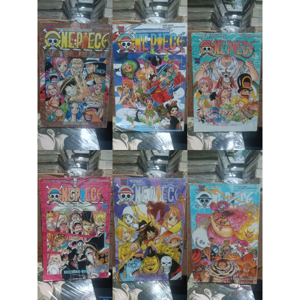 Komik one piece 71,72,87,88,90,91 / komik one piece vol 71,72,87,88,90,91 cabutan