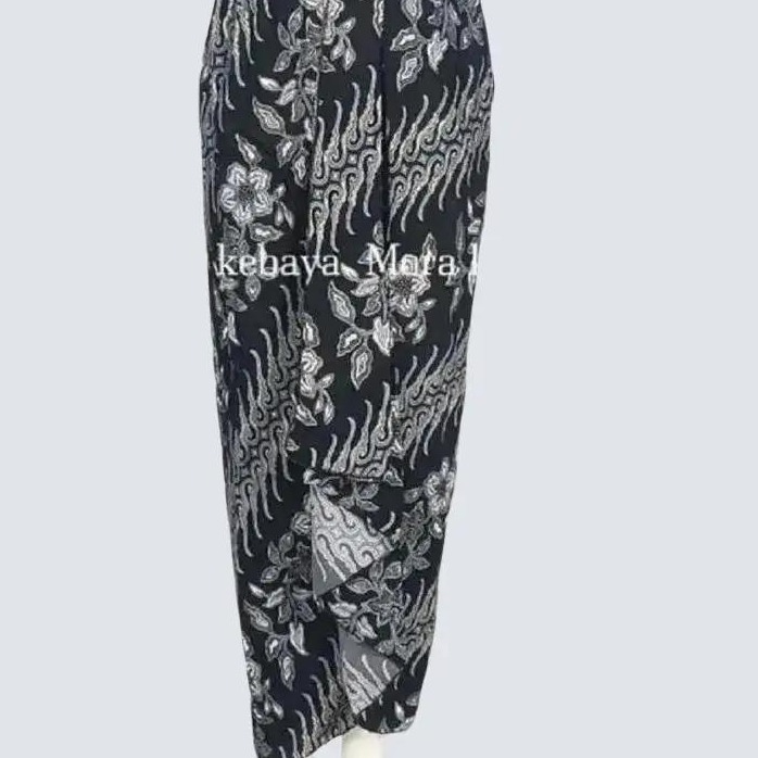 Rok Batik Wanita Model Kain Lilit Rempel Bahan Polyster Premium Warna Kera Sakti Silver