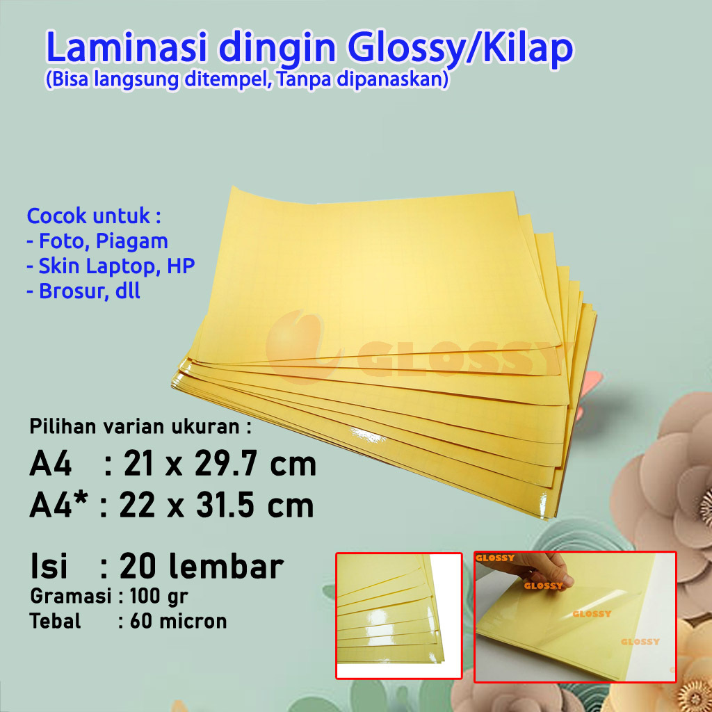 Laminasi GLOSSY A4