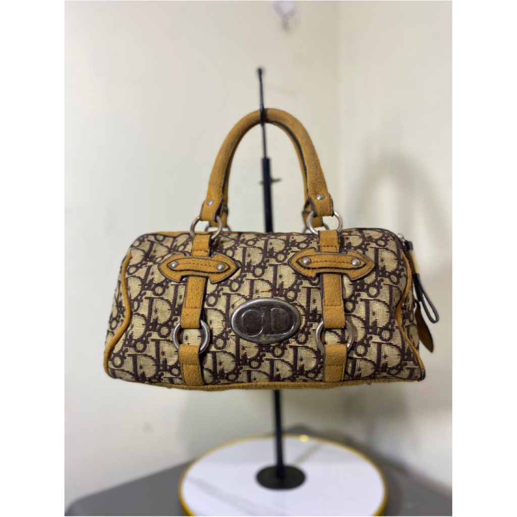 Tas Speedy Vintage Dior Handbag Wanita Classic Fashion Bag Preloved