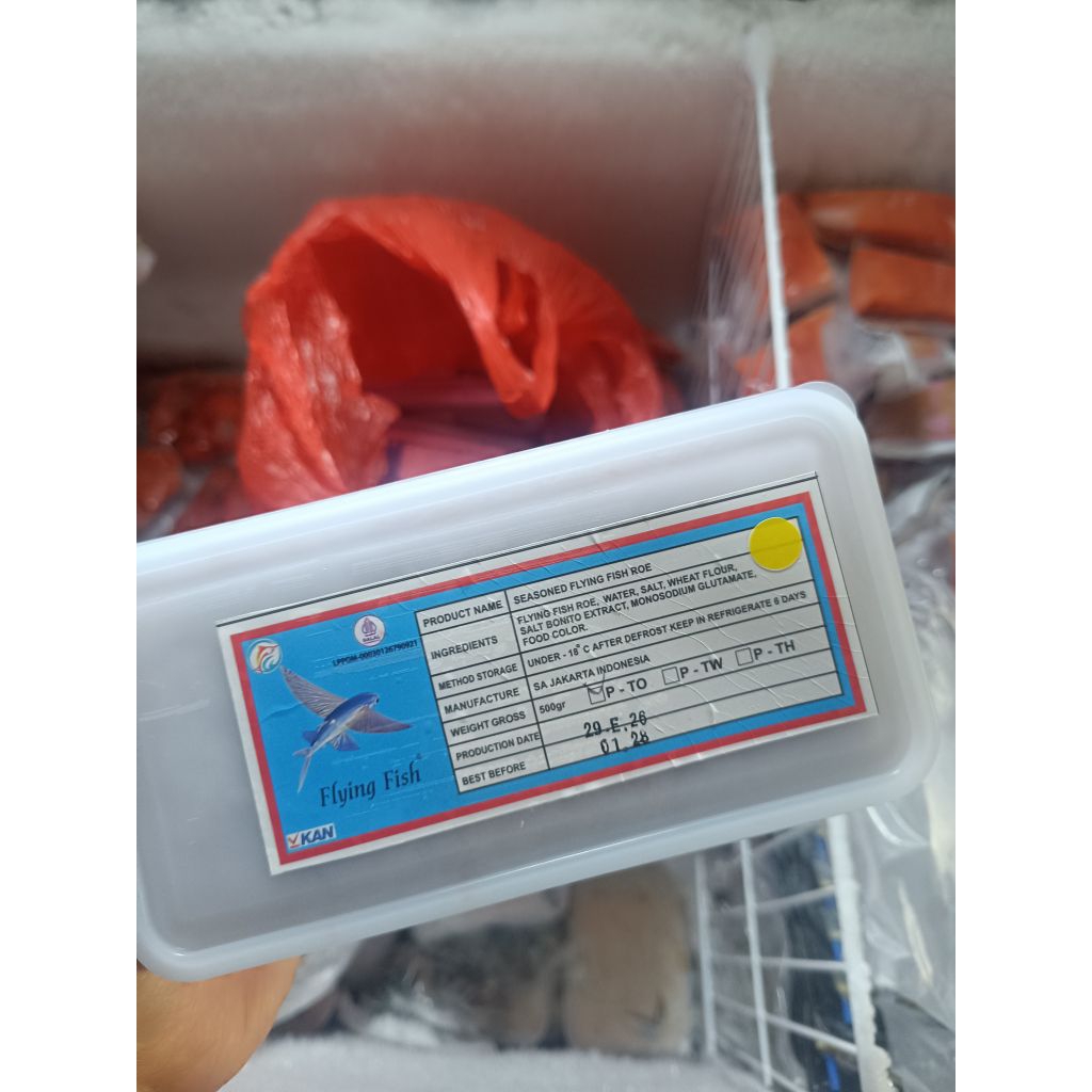 Tobiko Sushi Telur Ikan Terbang 500gr