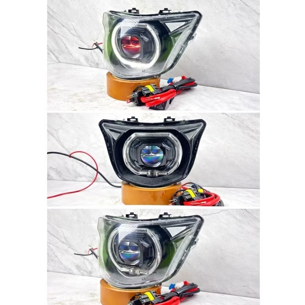 Refektor Lampu Depan Biled Matrix Laser Uk 4.5 Inch Jupiter MX King 150 VI Tinggal Pasang