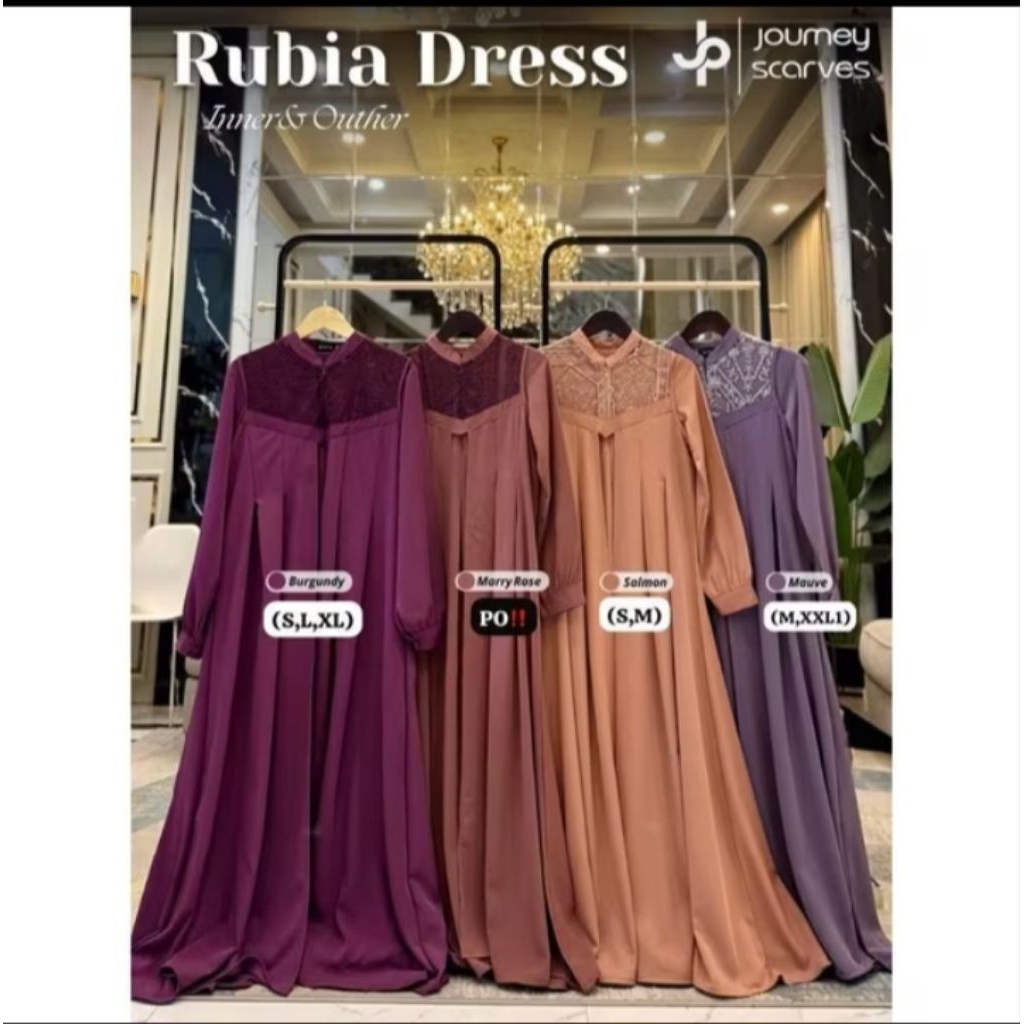 RUBIA DRESS BY JP JOURNEY ORI 100%