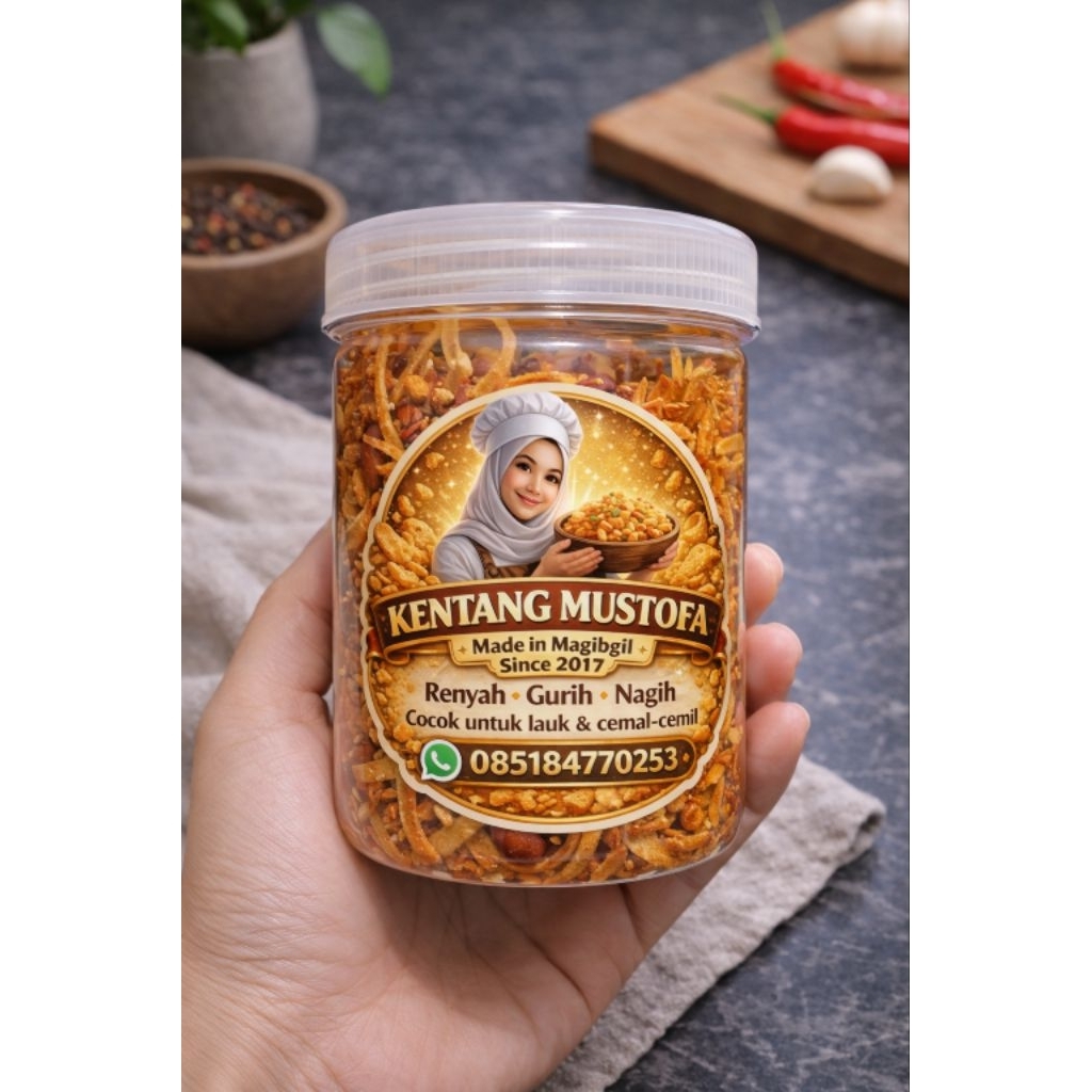 kentang Mustofa kacang teri