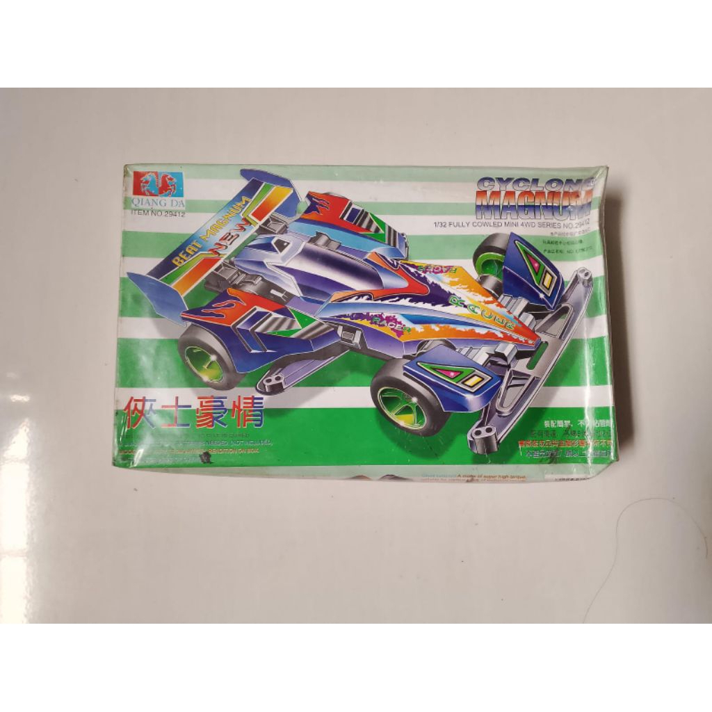 Mini 4WD Replika Tamiya Merk Qiang Da Gokey Cyclone Magnum Spin Cobra Merah Black Saber Proto Saber 