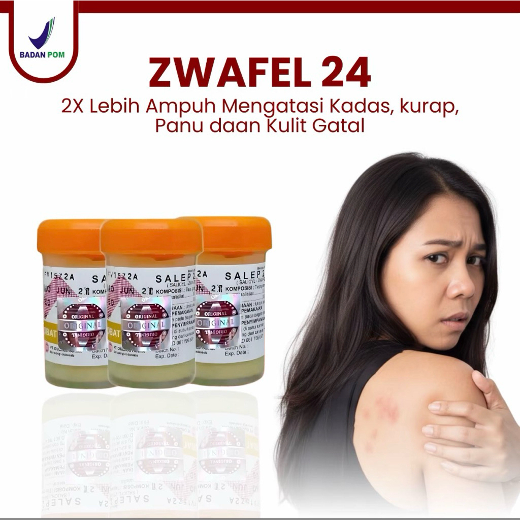 Salep Zwafel 24 Obat Gatal, Belerang, Panu, Jamur, Eksim