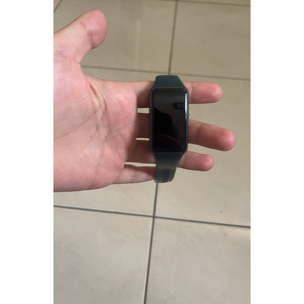 huawei band 6 strap hijau second