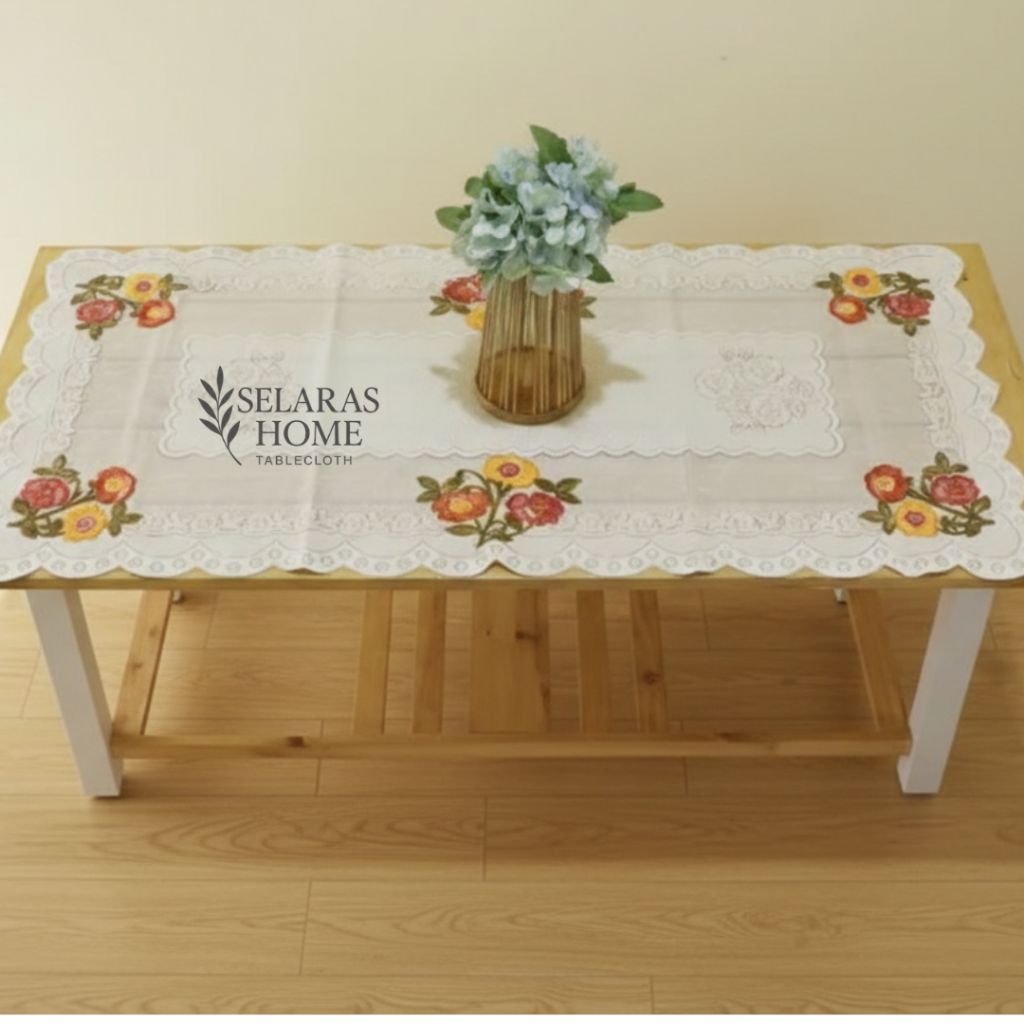 Murah Taplak Meja Lebaran Taplak Meja Tamu Persegi ukuran 50x100cm Taplak Meja Minimalis Taplak Meja