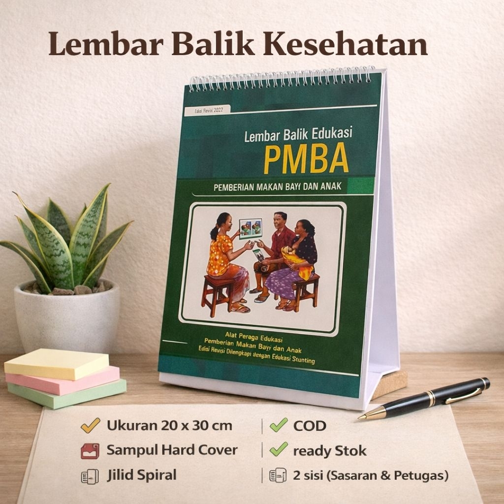 Lembar Balik PMBA - Lembar Balik Pemberian Makan Bayi Dan Anak - Lembar Balik Edukasi - Gizi