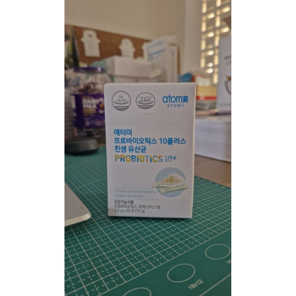 Probiotics 10+ Atomy Korea / Prebiotik Probiotik 30 sachet untuk yg sering kembung diare, masalah pe