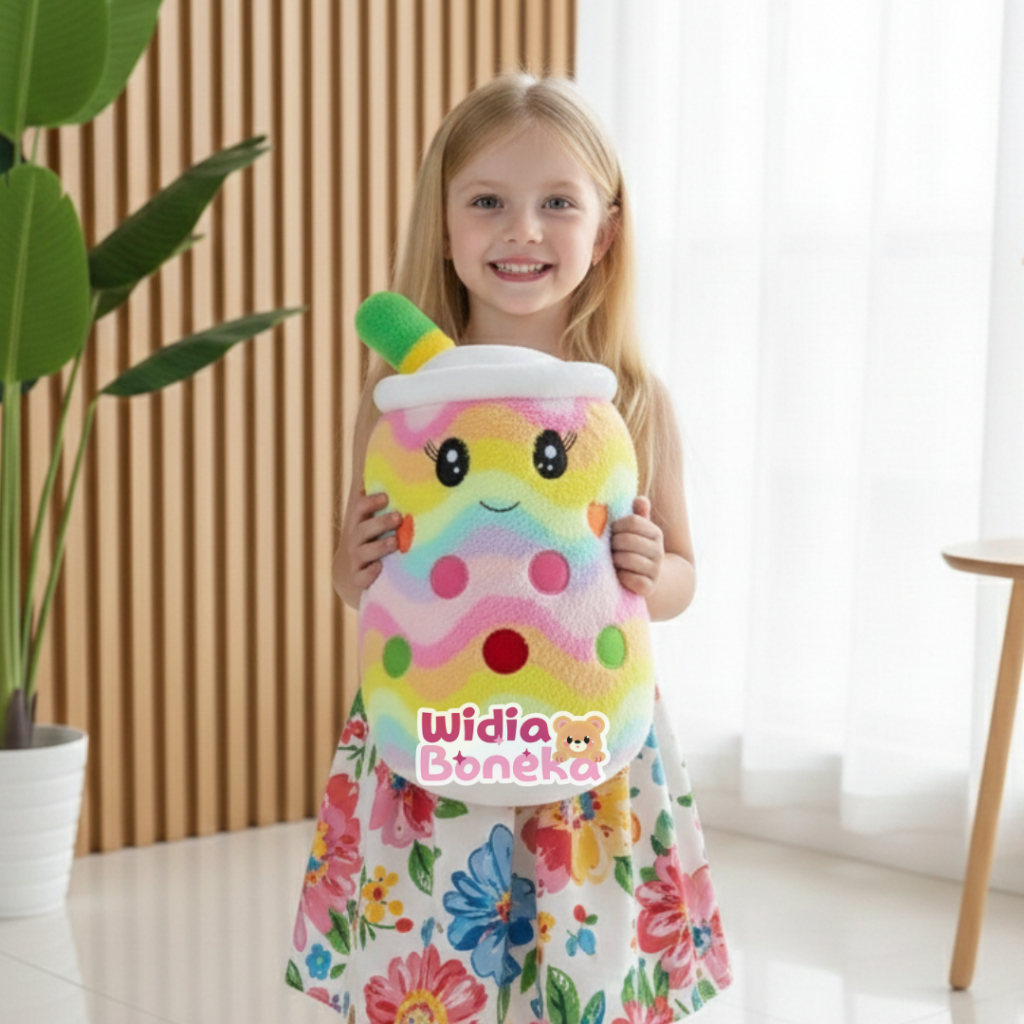 Boneka Boba L pelangi