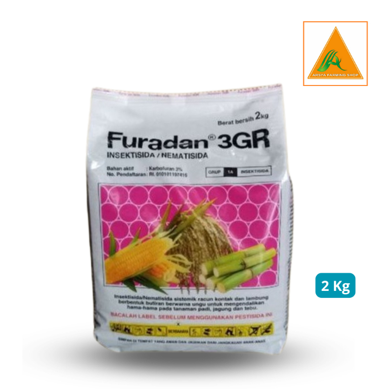 Furadan 3GR 2Kg Akarisida / Nematisida / Insektisida Sistemik