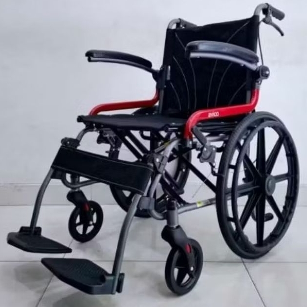 kursi roda travel ringan terbaru.terlaris.original.kursi roda kecil lipat travelling