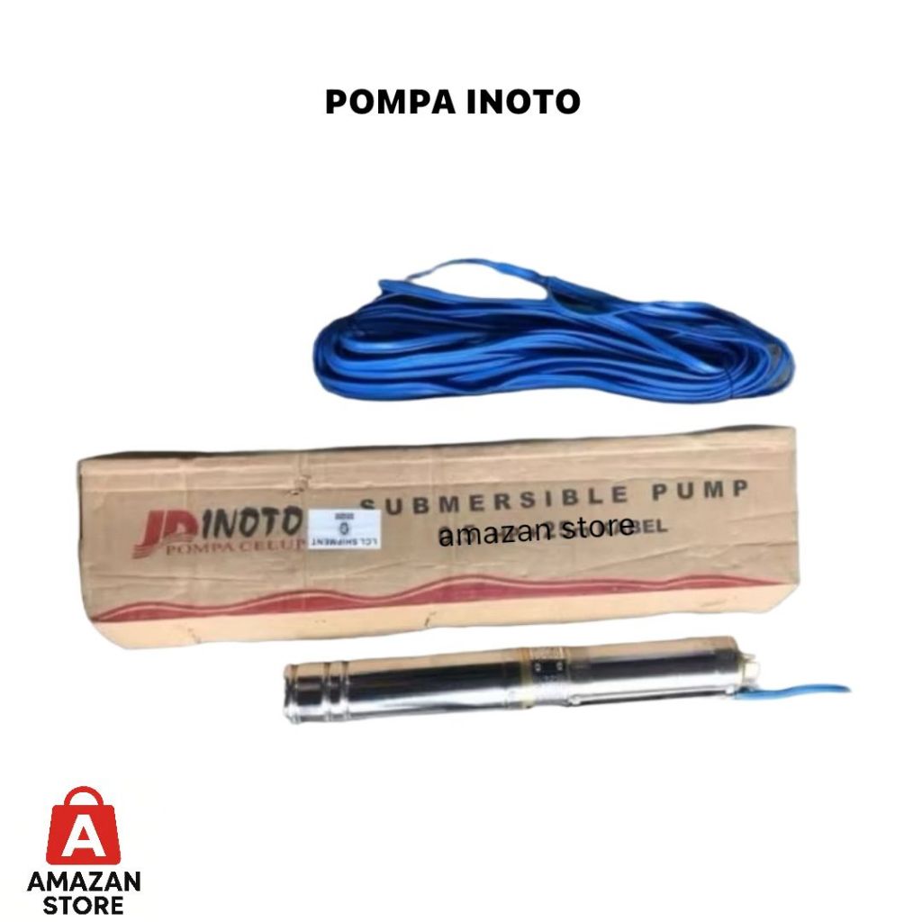 Pompa Submersible Inoto 3 In 211 1/2 HP + Kabel 40M Pompa Celup Satelit 1/2 HP Inoto 3 In 211 40M
