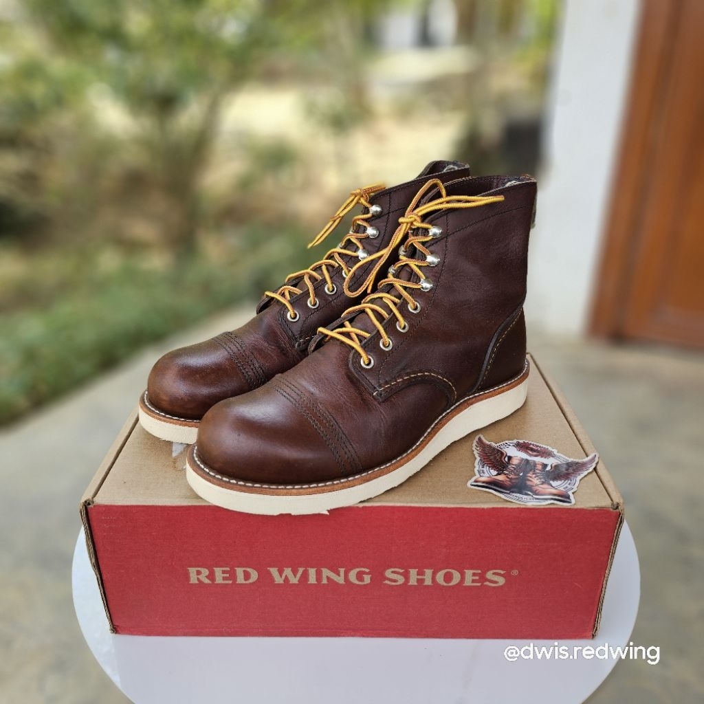 Redwing 8088 Iron Ranger Traction Tred Size 8D / 41 insole 26cm