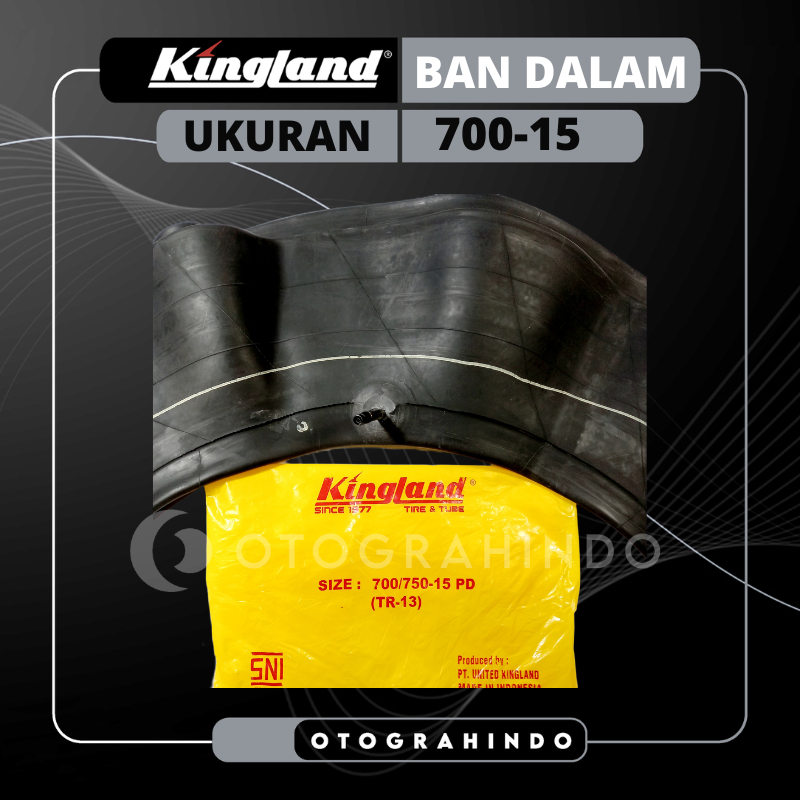 BAN DALAM KINGLAND UKURAN 700/750-15 RING 15 PENTIL PENDEK BAN MOBIL TRUCK ENGKEL