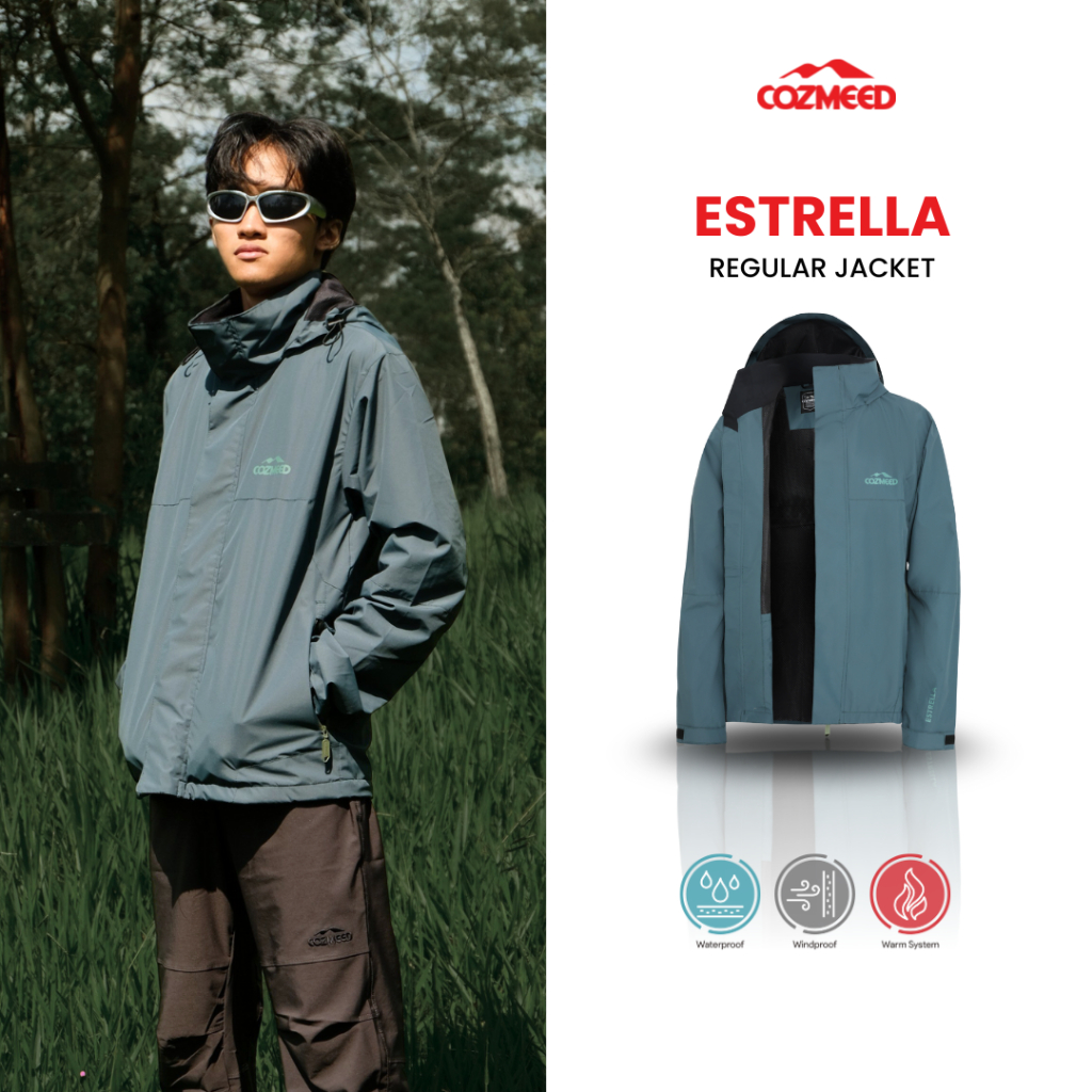 Cozmeed Jaket Gunung Estrella Emerald Green