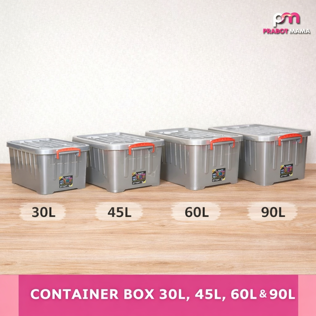 Container Box Silver  Serbaguna Multifungsi / Box Plastik / Container Box / Kotak penyimpanan besar