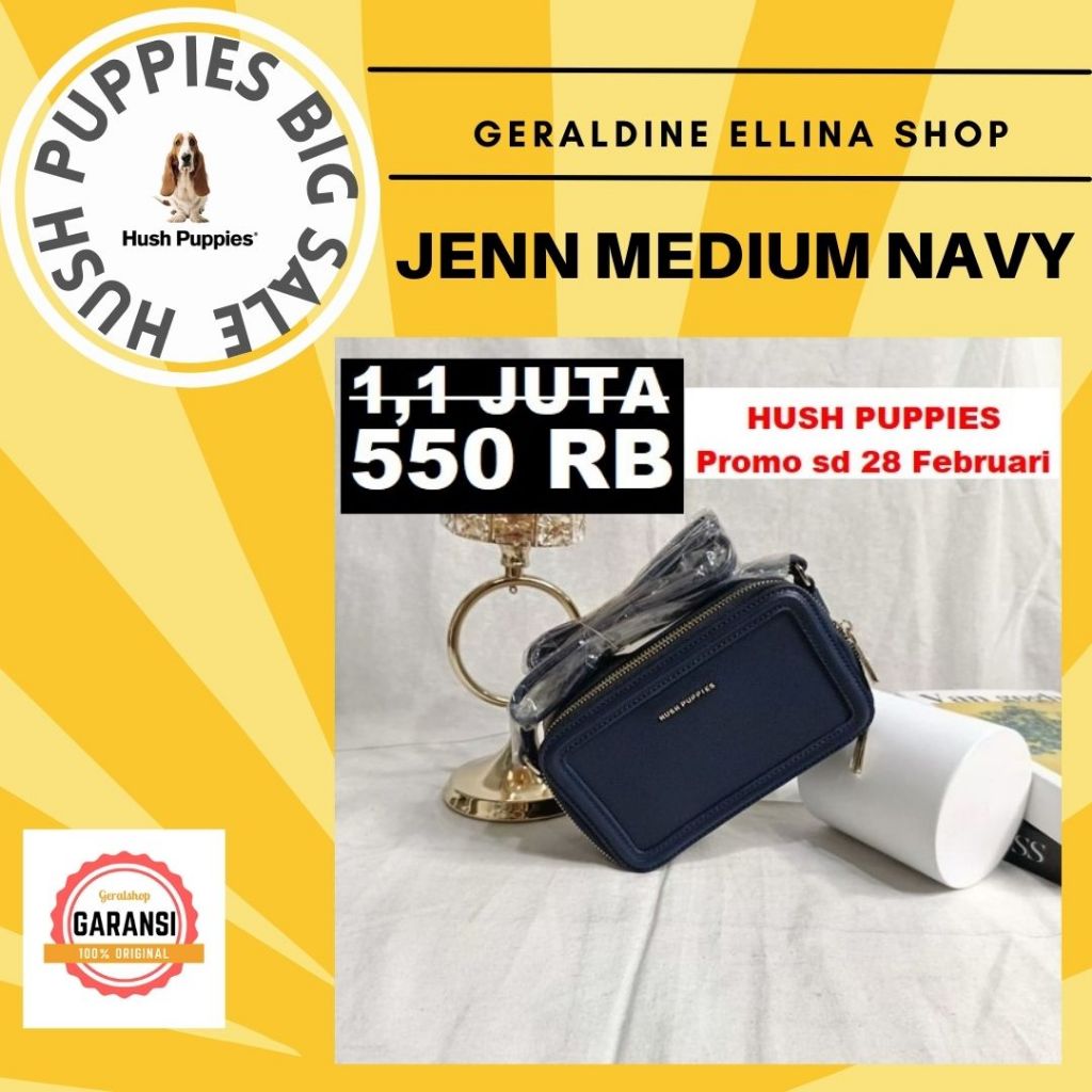 Tas wanita Hush Puppies sale sling bag original 100% seri JENN