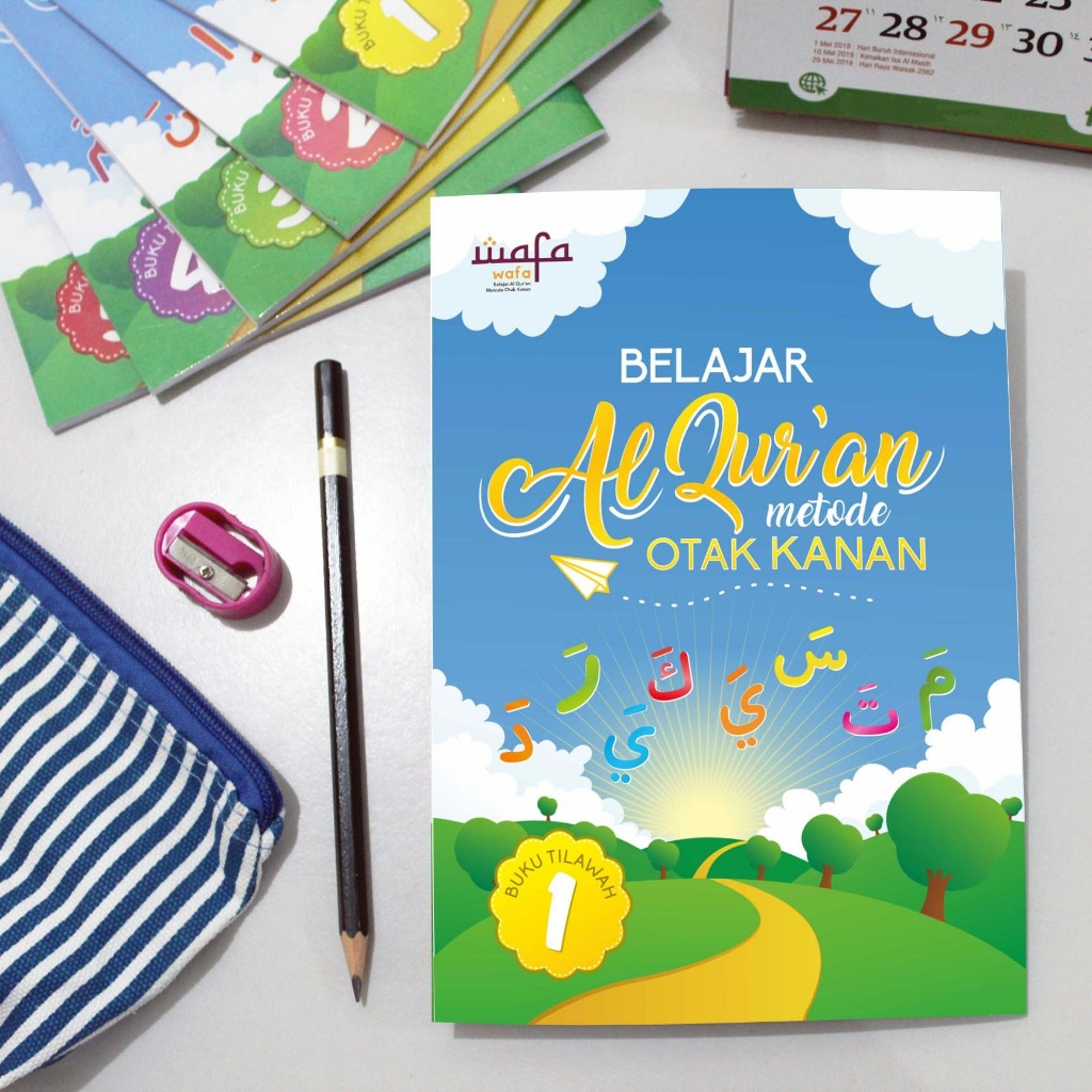 Buku Tilawah Wafa - Buku Belajar Mengaji Anak Metode Otak Kanan