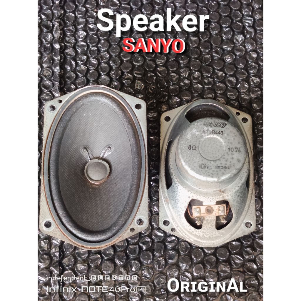 Speaker tv sanyo   speaker tv tabung   speaker tv sanyo original   speaker tv 8cm x 13cm