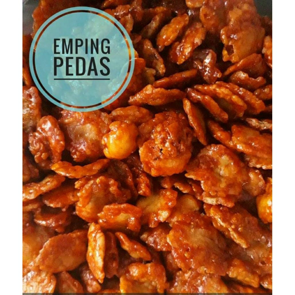 Emping Mlinjo Pedas Manis Snack Lebaran Kiloan