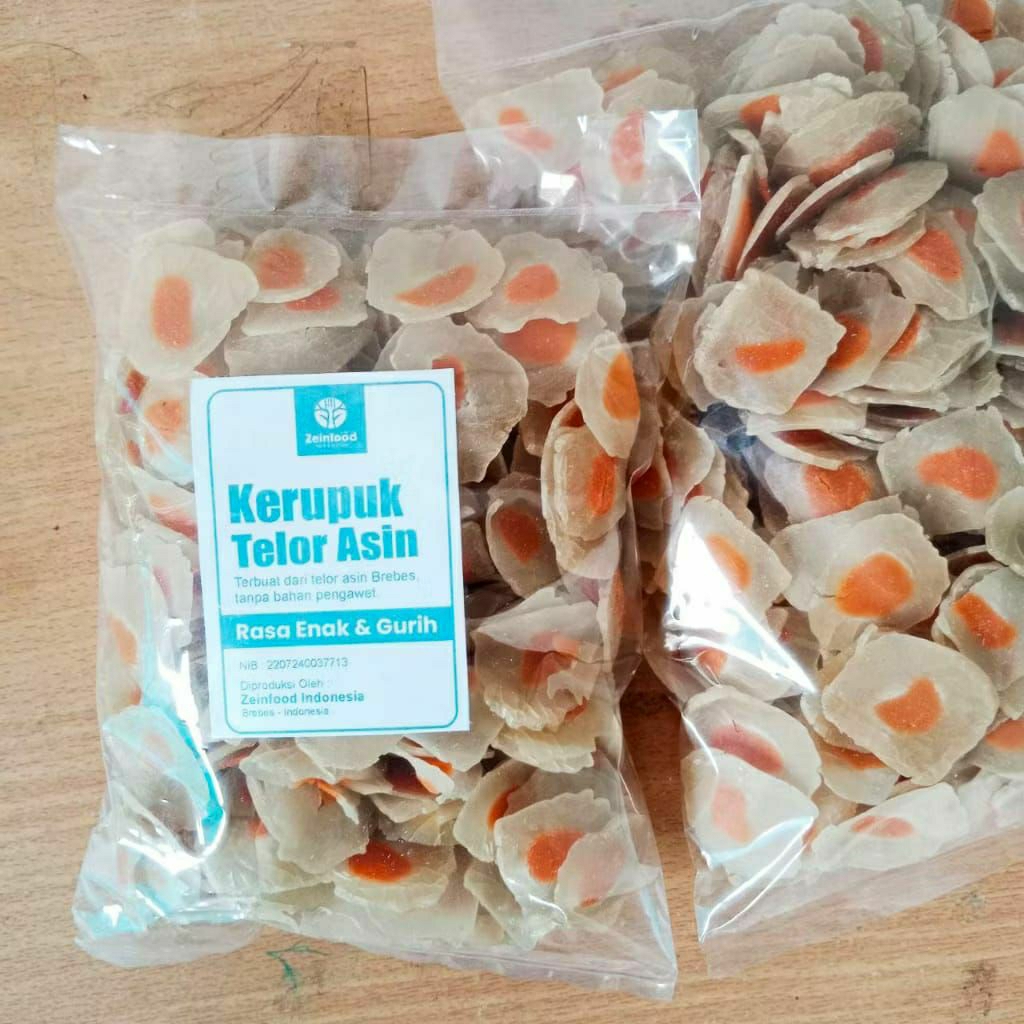 Promo Kerupuk Telur Asin Krupuk Mentah 100gr