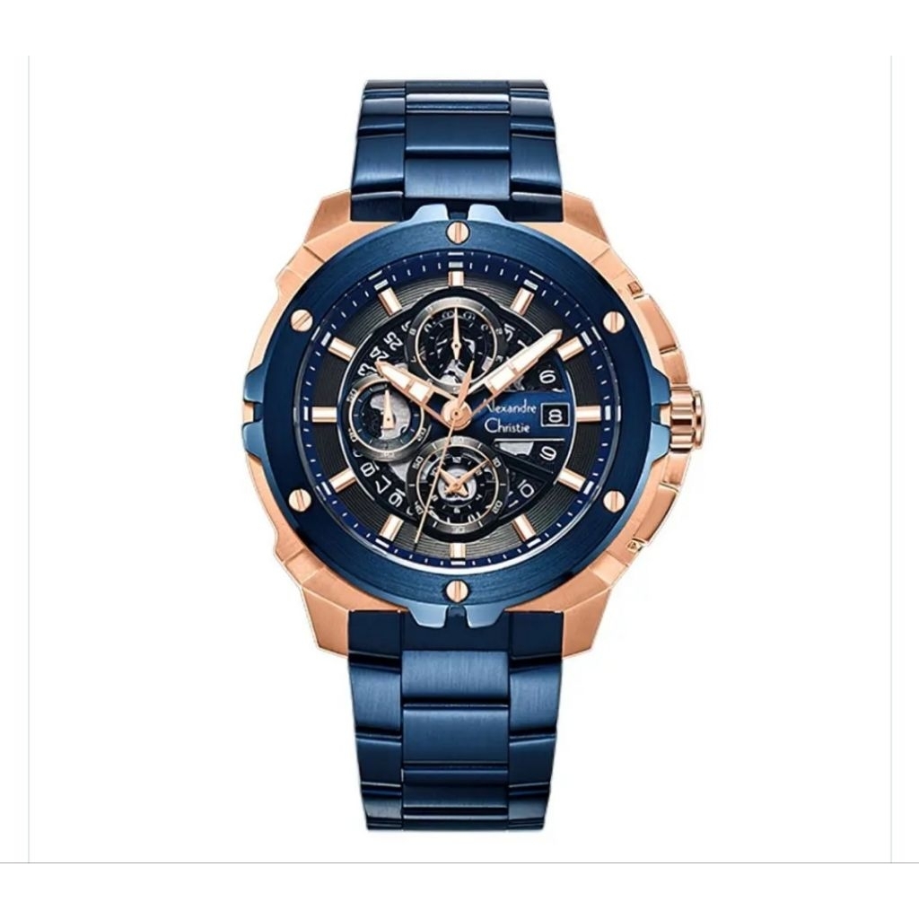 Jam Tangan Pria Original Alexandre Christie AC6692MC