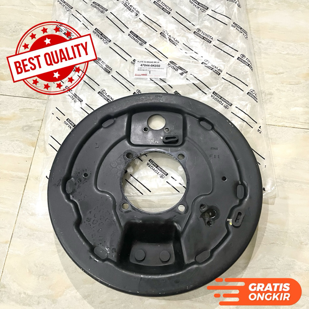 plat dudukan kampas rem / sebeng hilux revo original 100%