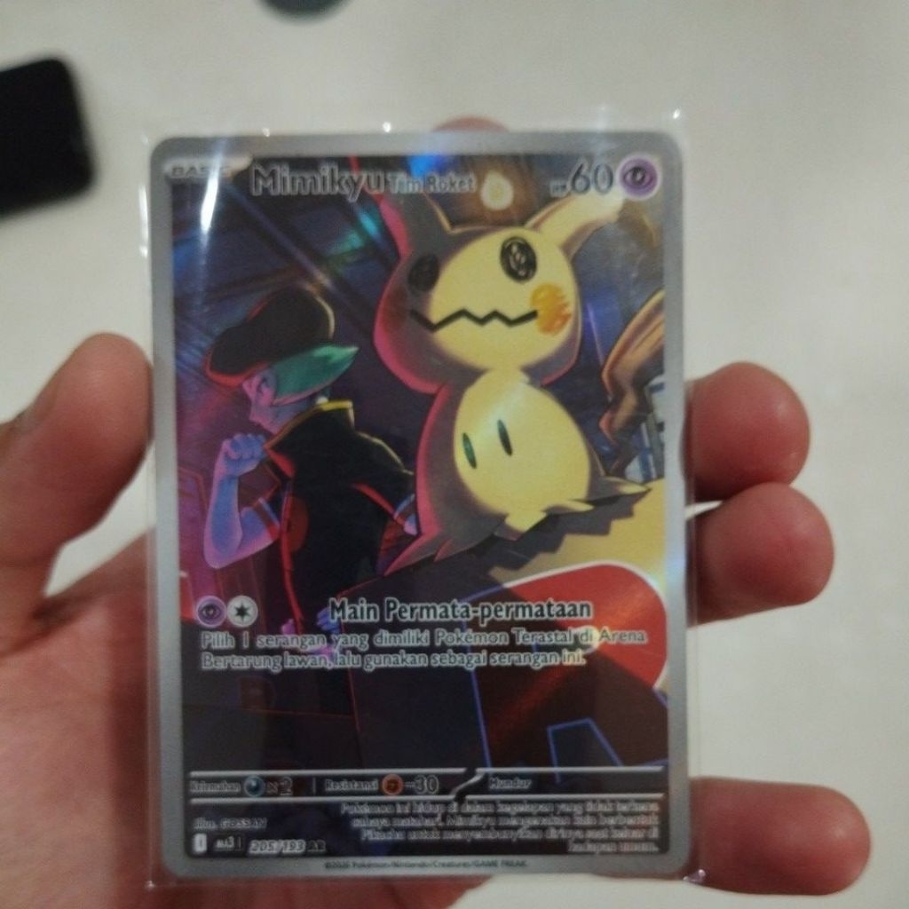 pokemon card mimikyu