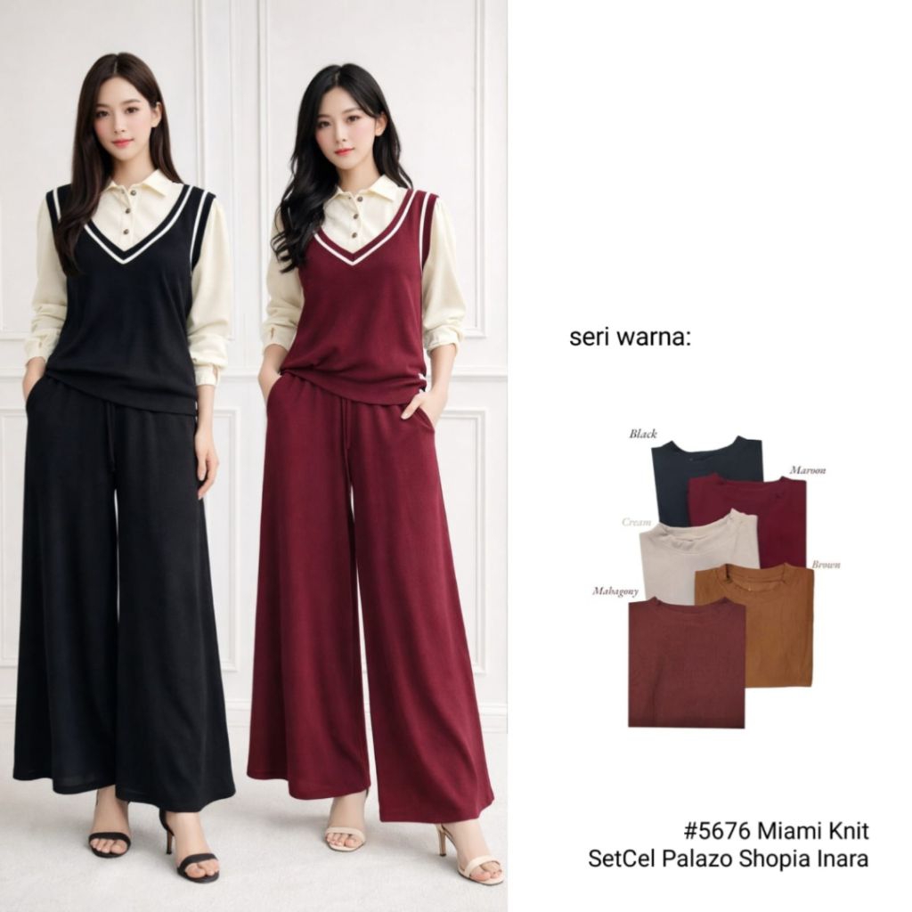 TERMURAH SETCEL PALAZZO INARA CLARKE