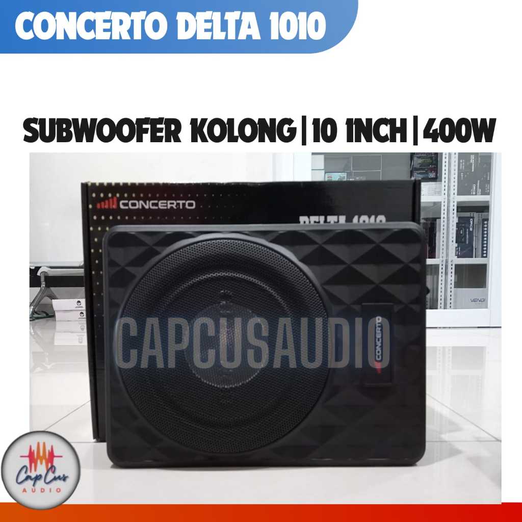 Subwoofer Kolong Aktif Concerto Delta 1010 - 10 inch Aktif Subwoofer Kolong