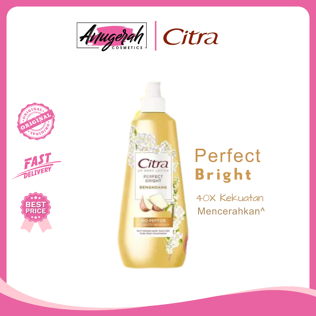 Citra Hand and Body Lotion Bengkoang & Green Tea Natural Glow 380mL
