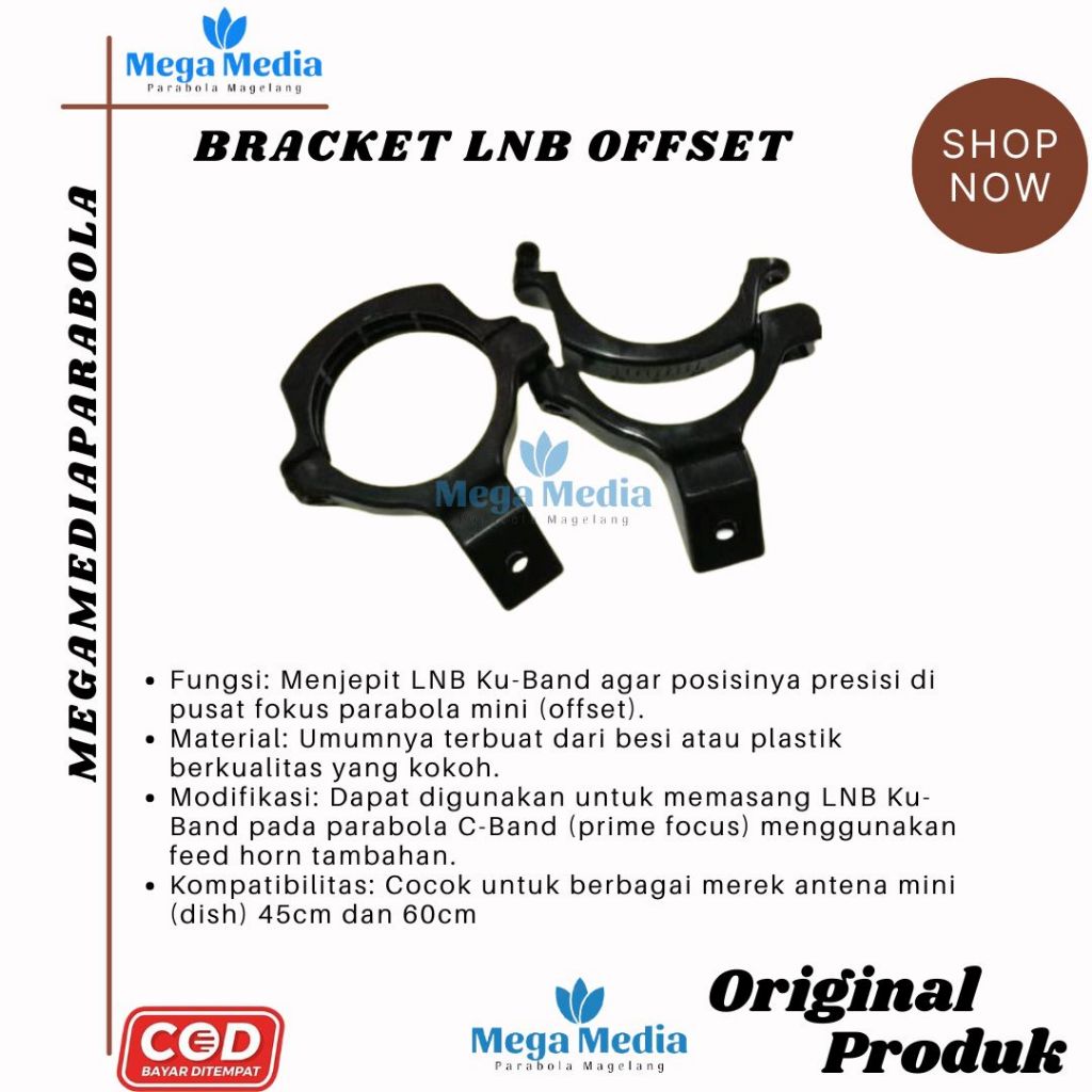 Bracket/Holder LNB parabola C band dish KU offset