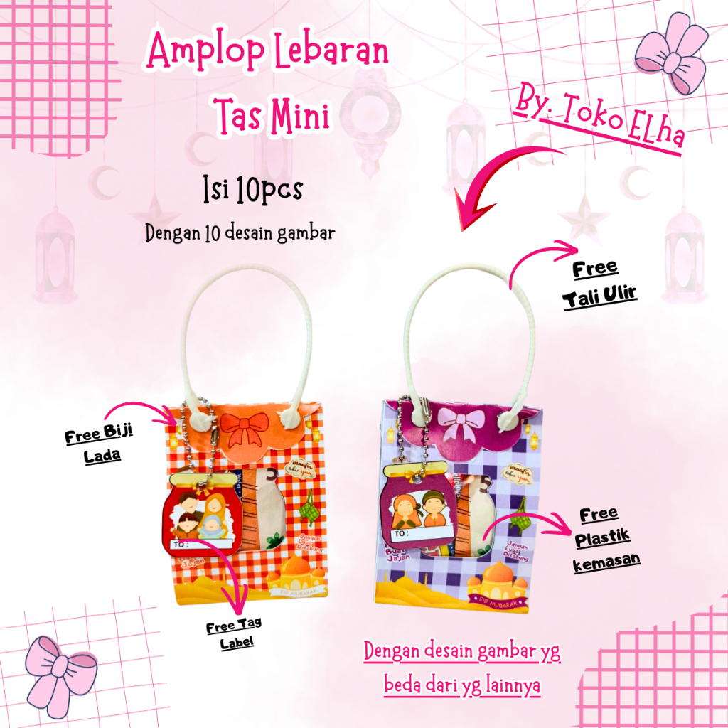 Amplop Lebaran Unik, Amplop Lebaran Tas