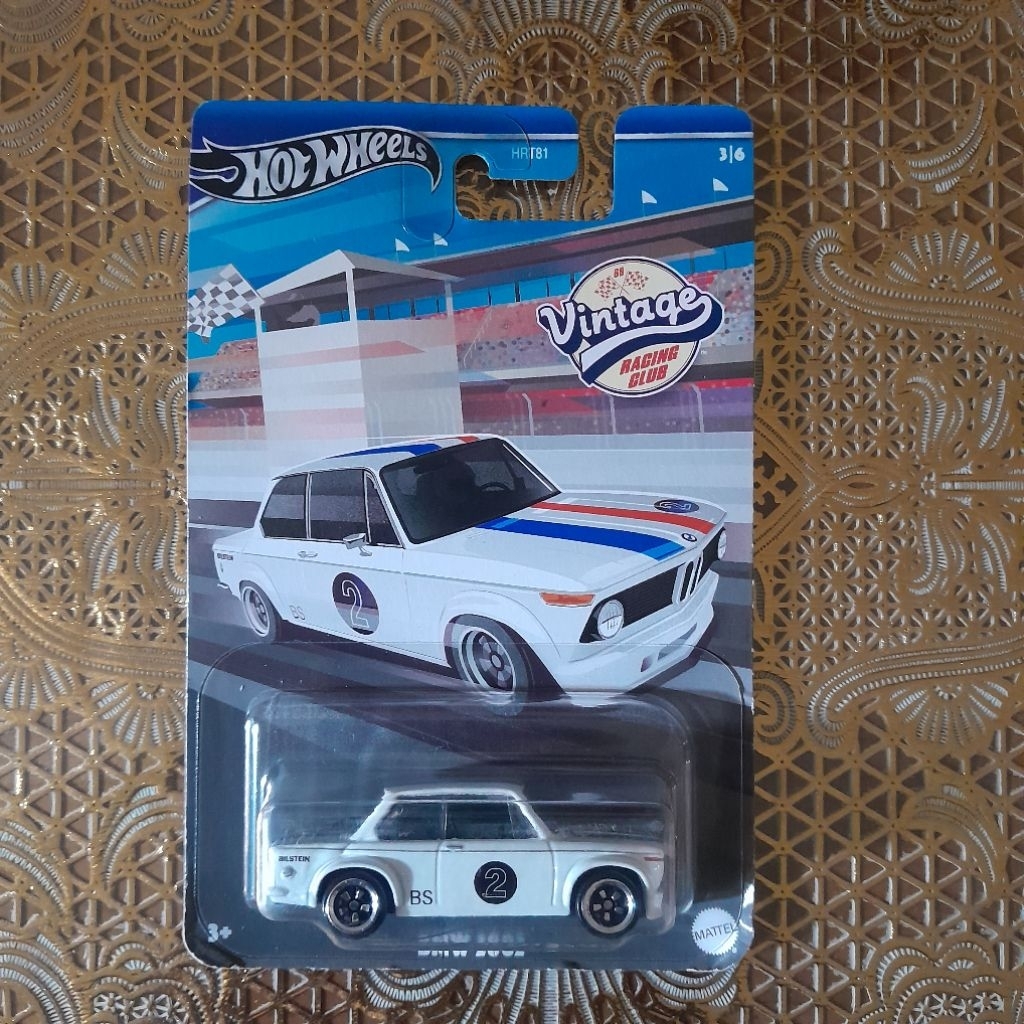 Hotwheels BMW 2002 Vintage Racing Club
