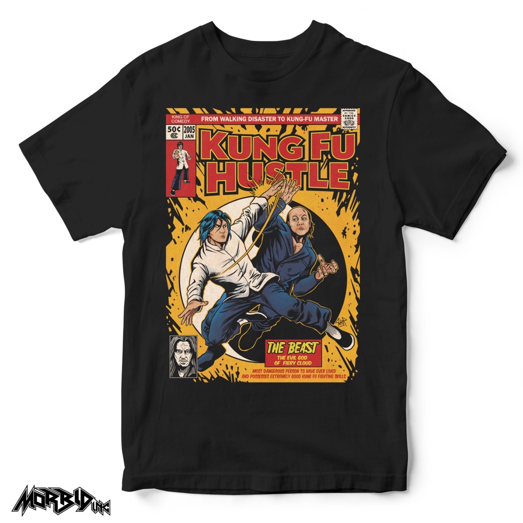 Kaos / T-Shirt Kungfu Hustle Comic Style