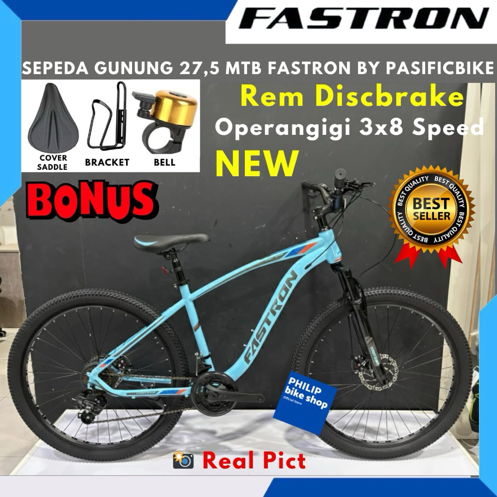 Sepeda Gunung 27.5 MTB FASTRON F-250 by Pacific terbaru