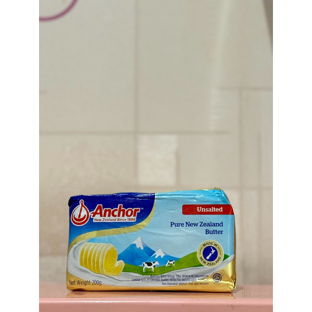 Unsalted & Salted Butter Anchor Butter 200 Gram