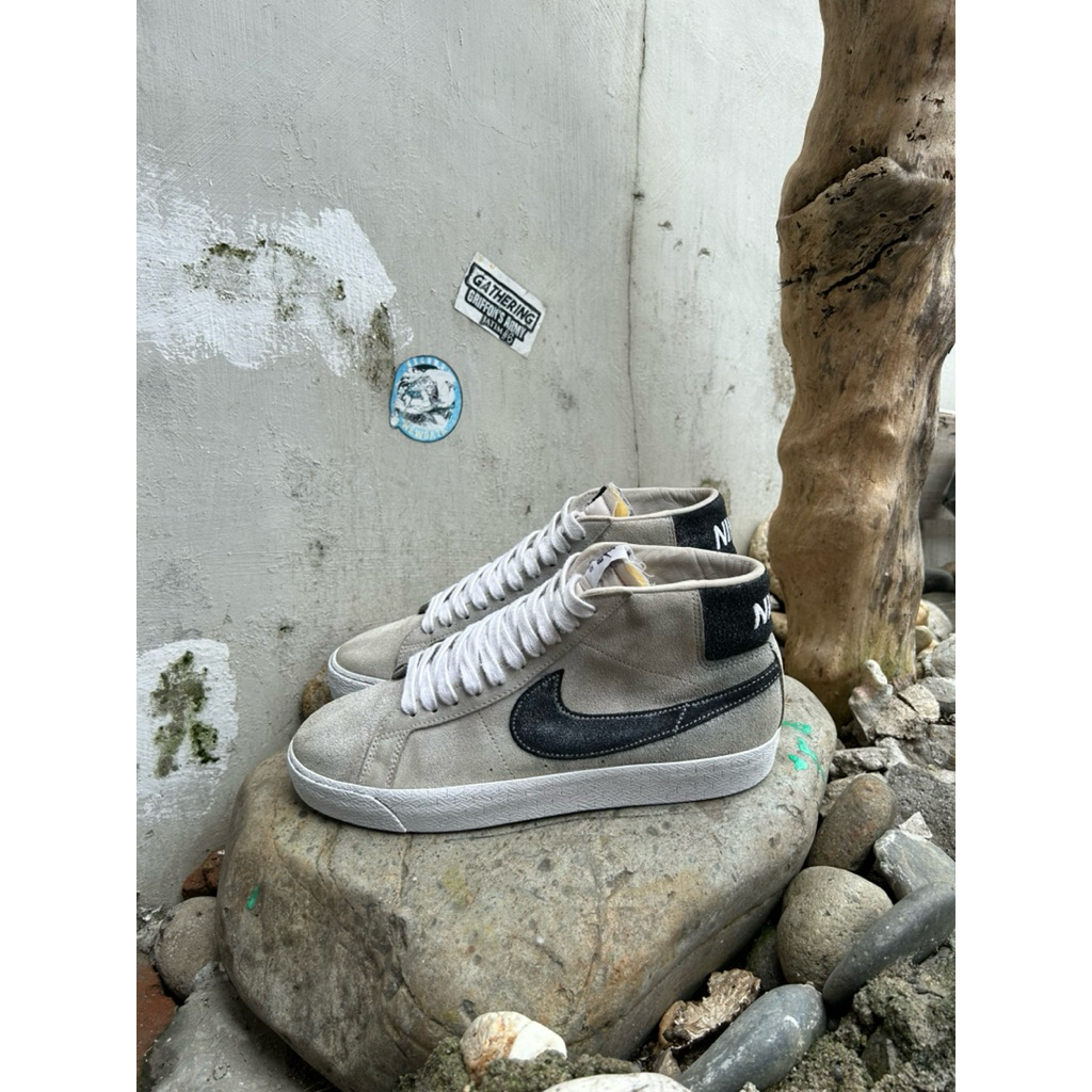 Nike Blazer SB Mid Faded Sail Grey