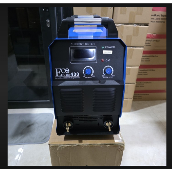 Mesin Las Inverter RHINO ECO 400A 3 Phase Travo Las 400 Ampere 3PH Trafo Las RHINO 400Ampere Biru Ek