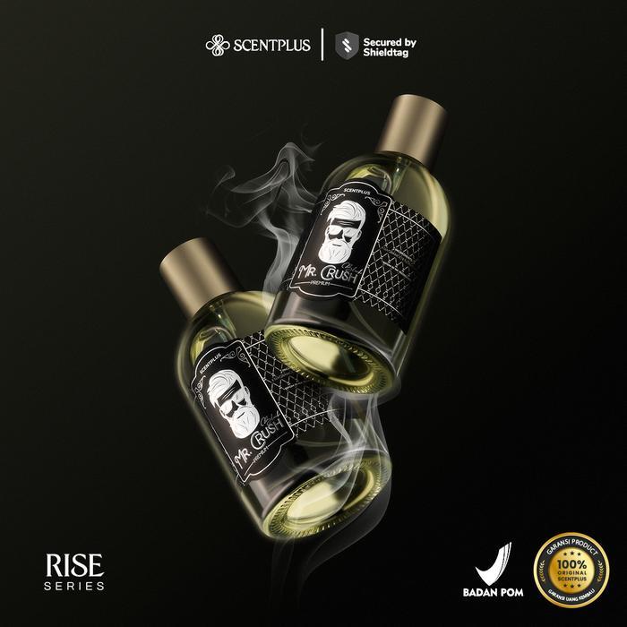 Parfum Scentplus Mr Crush Black Edition Eau de Parfum Pria Sporty Woody Tahan Lama Original BPOM