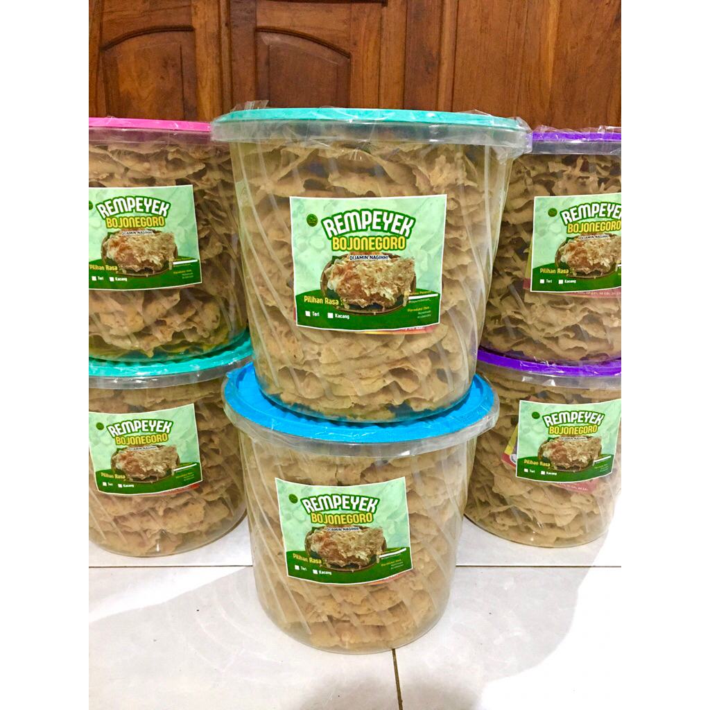 Rempeyek Bojonegoro - 10 liter - [Kacang | Teri | Kedelai]