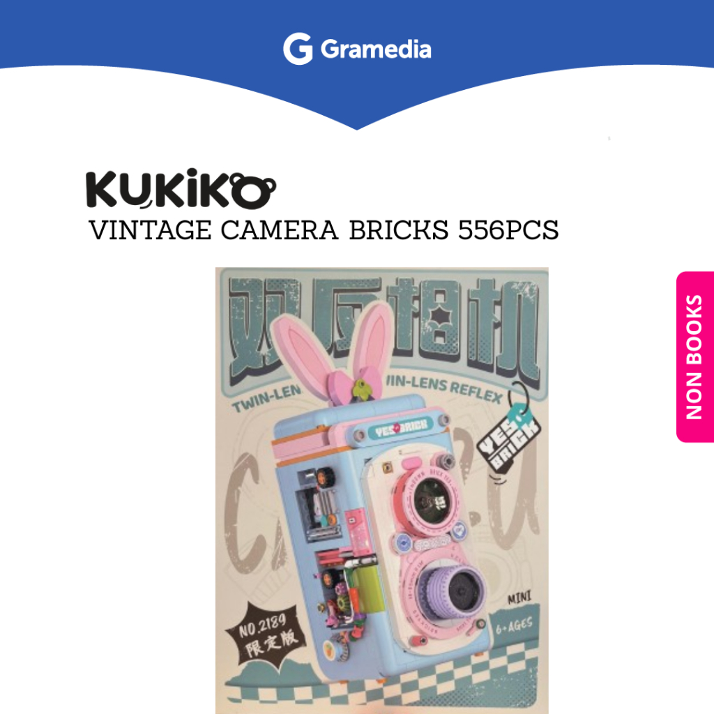 Gramedia Depok - KUKIKO Twin Lens Reflex Camera Bricks 782pcs