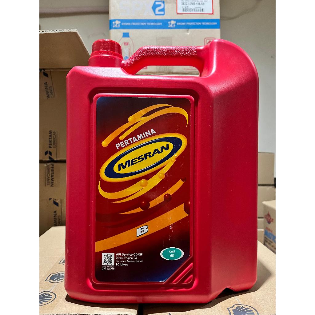 OLI MESRAN B40 SAE 10Liter pelumas mesin diesel