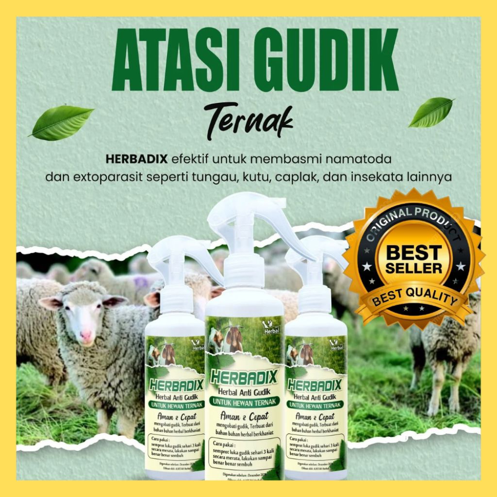 PALING LARIS  Obat Gudik Ternak Kambing Tanpa Suntik, Obat Gudik Ternak Kambing Herbal, Obat Gudik T